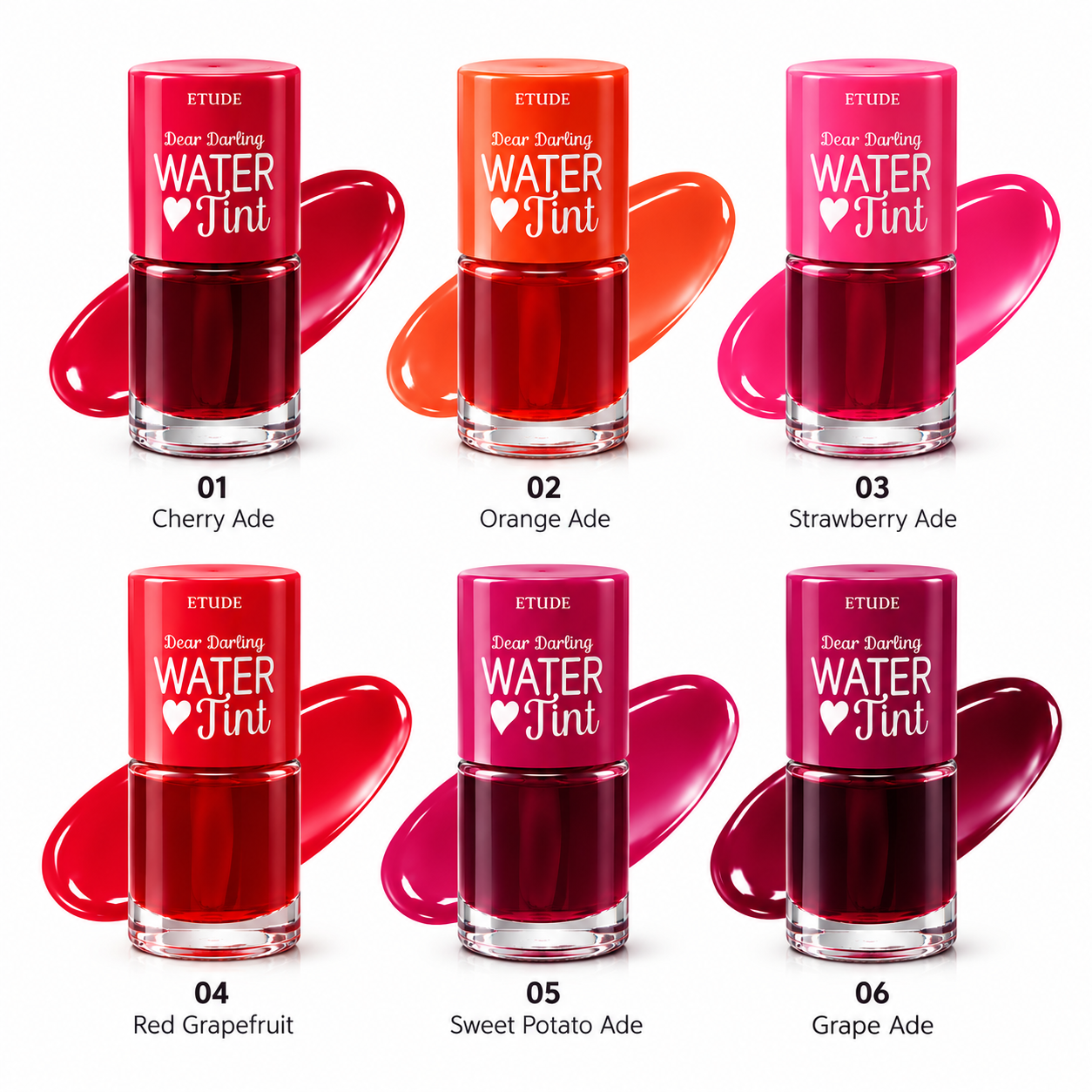 تینت لب اتود های کپی Dear Darling Water Tint