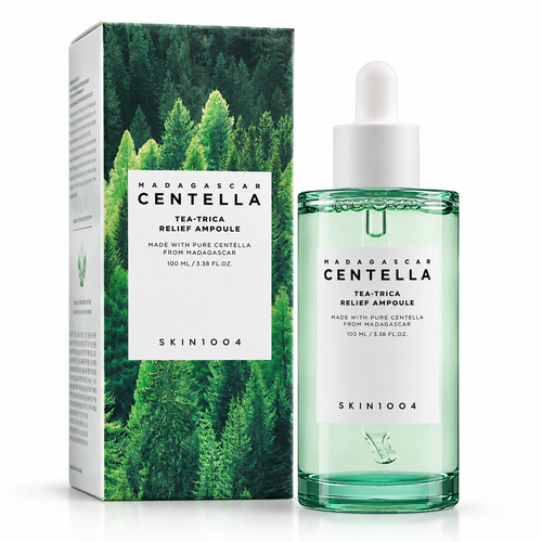 آمپول تسکیندهنده Madagascar Centella Tea-Trica Relief Ampoule حجم 100 میل