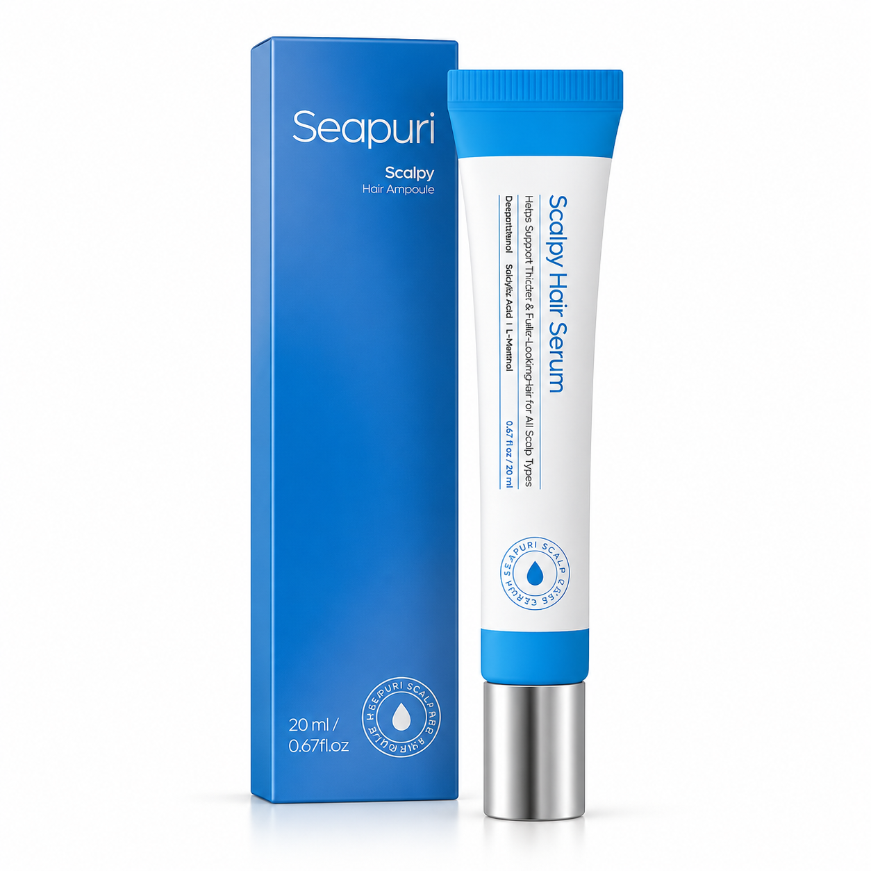 سرم ضد ریزش و تقویت ریشه مو سی پوری Seapuri Scalpy Hair Serum حجم 20 میلی‌لیتر